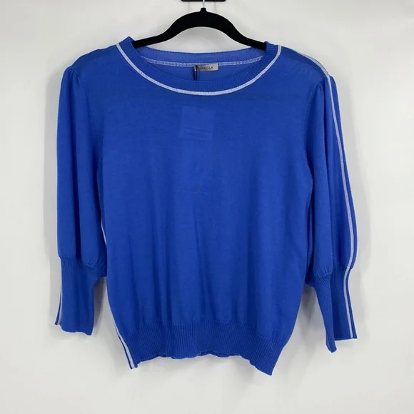 Marella Maglia Sweater Trikot Pull Over Jersey Sweater In Color Dental